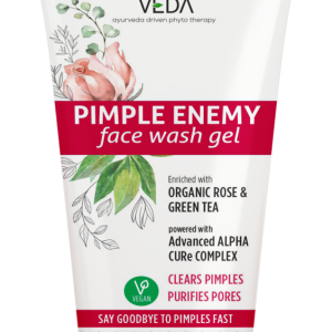 PIMPLE ENEMY FACE WASH GEL 150 ML (ORGANIC ROSE & GREEN TEA)